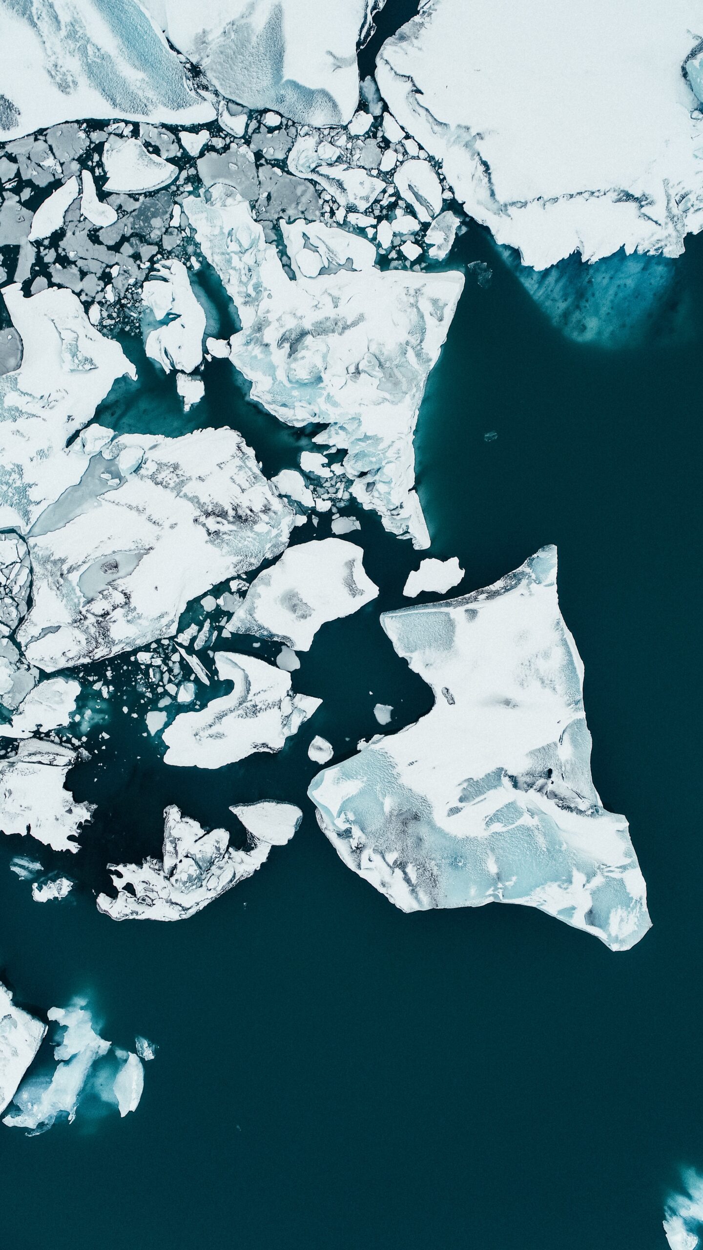 Sea ice from above